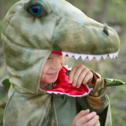 T-Rex kappe m. klør - Grøn, str. 4-6 år