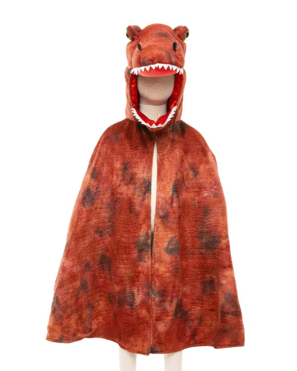 T-Rex kappe med klør - Rød, str. 4-6 år