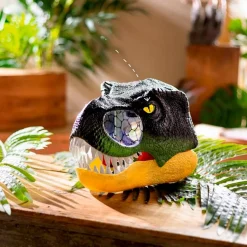 T-rex maske med lys og lyd