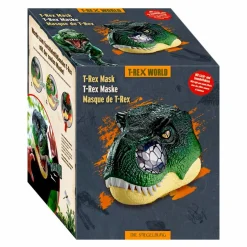 T-rex maske med lys og lyd