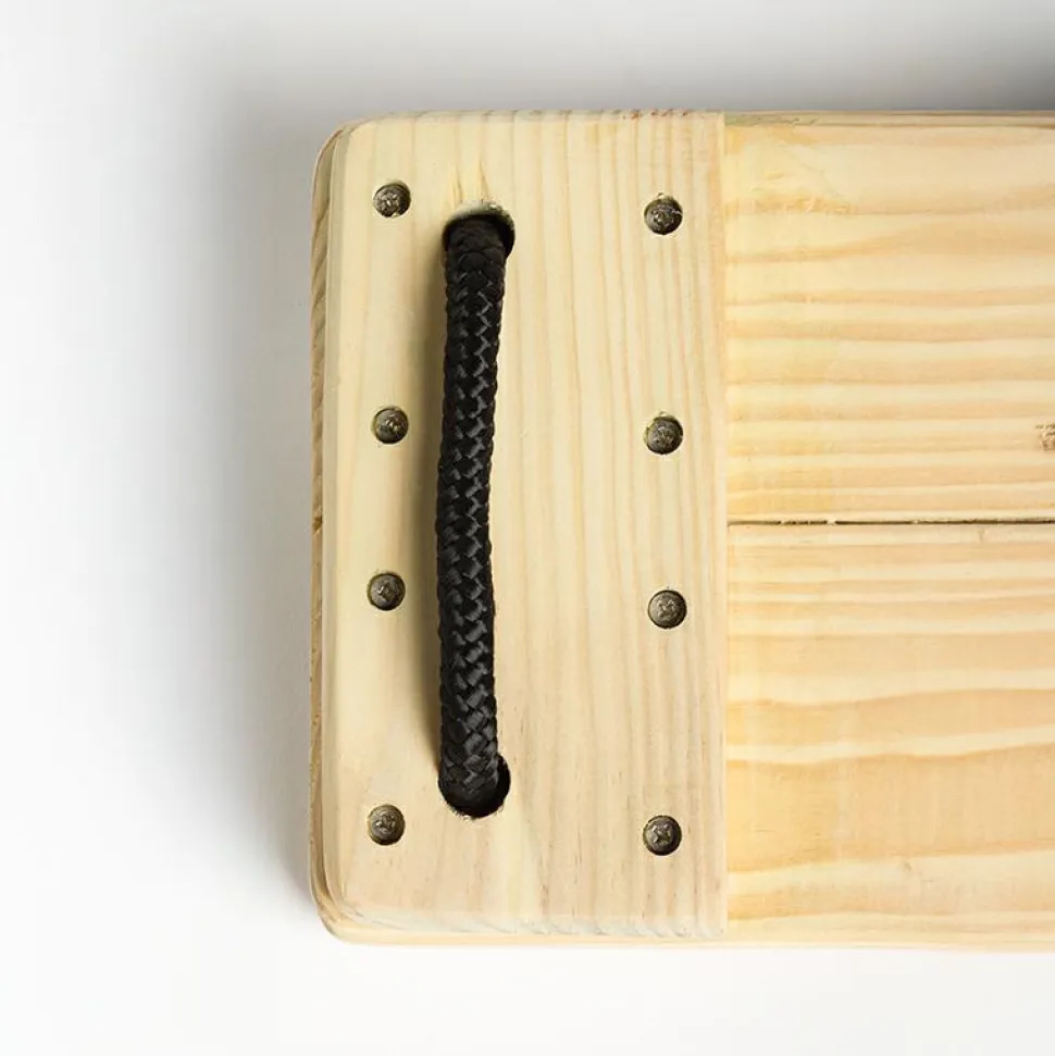 Trægynge 44 x 17,5 cm (sort reb)