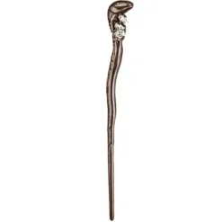Troldmandsstav med slangehoved - L: 45 cm