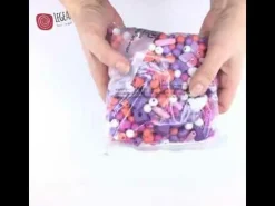 Træperler - Sommerfugle, 450 stk.