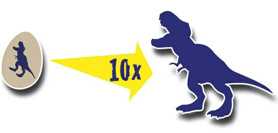 Udklækningsæg - Dino