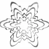 Udstiksforme - Snefnug, 4 stk