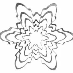 Udstiksforme - Snefnug, 4 stk