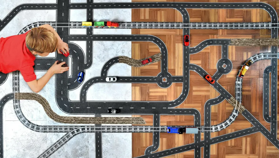 Vejbane på rulle - 5 cm x 5 meter