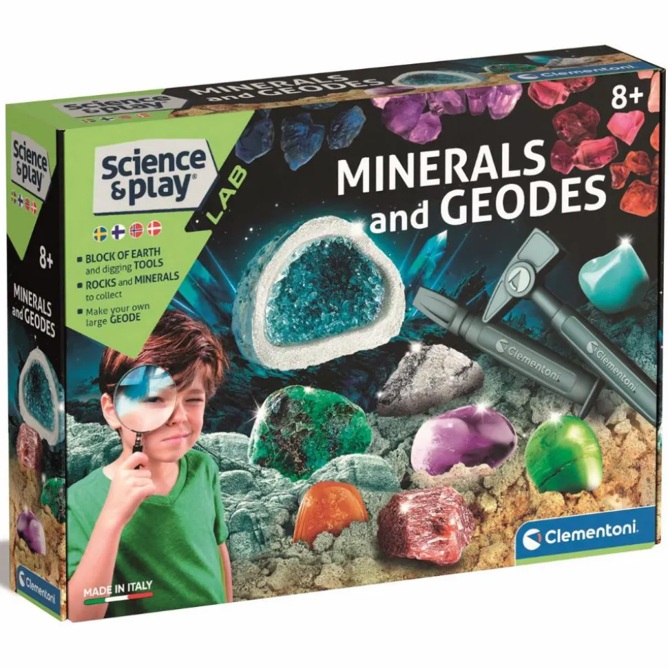 Videnskabssæt - Mineraler & geoder