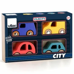 Vilacity - Bybiler, 4 stk