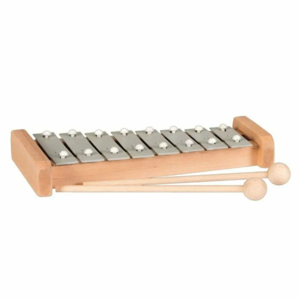 Xylofon med 8 metalklangstave