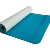 Yogamåtte 183 x 61 cm - Blå/Grå