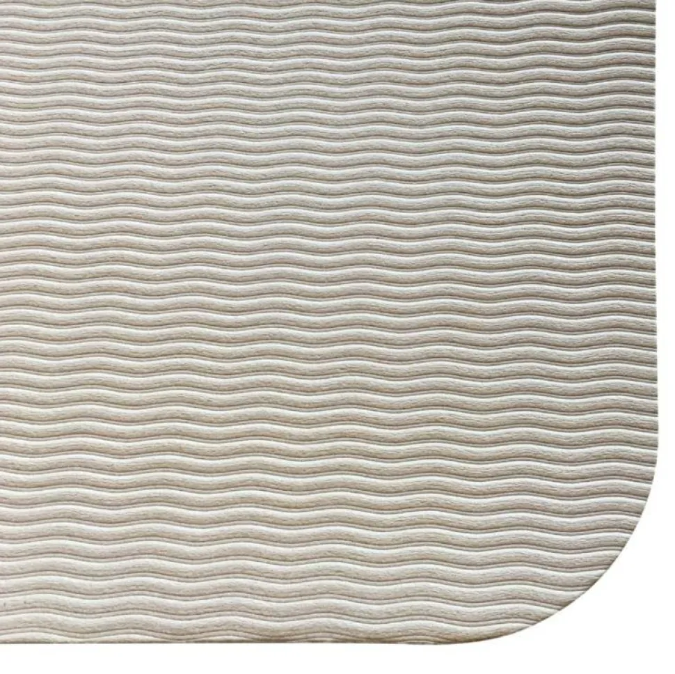 Yogamåtte 183 x 61 cm - Grøn/Grå